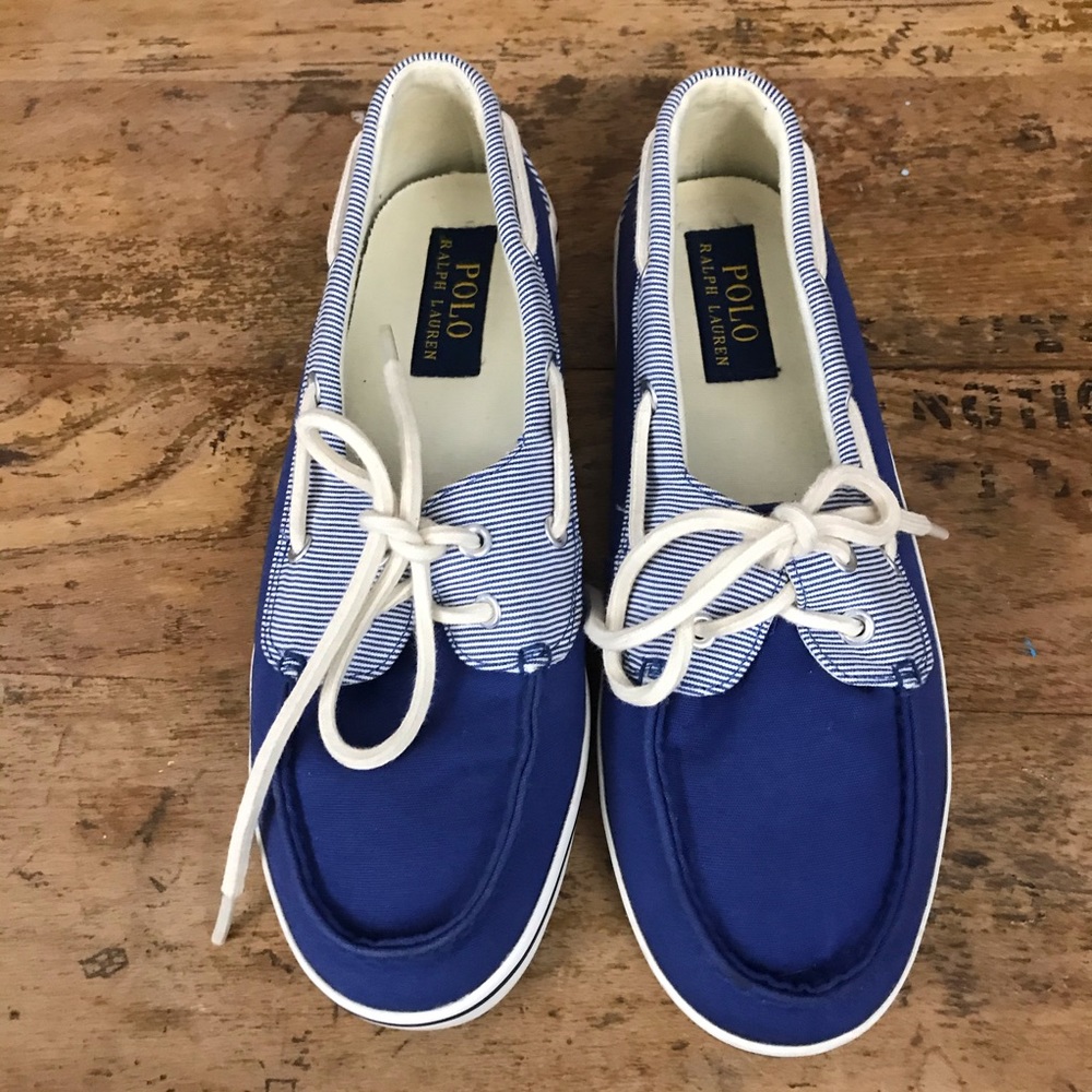 ⚓️Ralph Lauren Polo Slip On Boat Shoes 8
